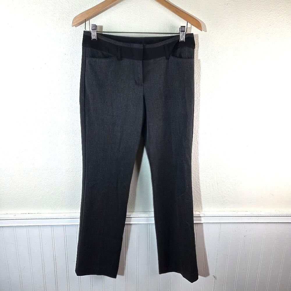 Express Women's Dark Gray Editor Business Casual Dress Pants Size 4S